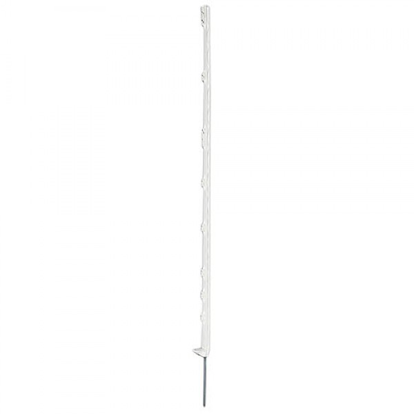 Tyč STANDARD, plast biely, 10 úchytov, 140 cm (celková 160cm)