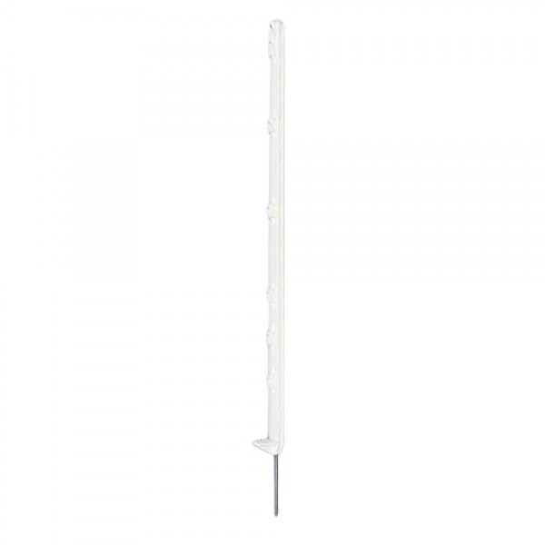 Tyč STANDARD, plast biely, 7 úchytov, 90 cm (celková 110 cm)
