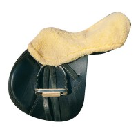 Návlek na sedačku, umelý baránok, béžový