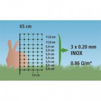 Sieť pre králiky 65cm/25m